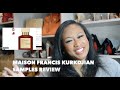 Maison Francis samples and baccarat rouge review