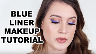NEUTRAL EYE WITH INTENSE BLUE LINER TUTORIAL