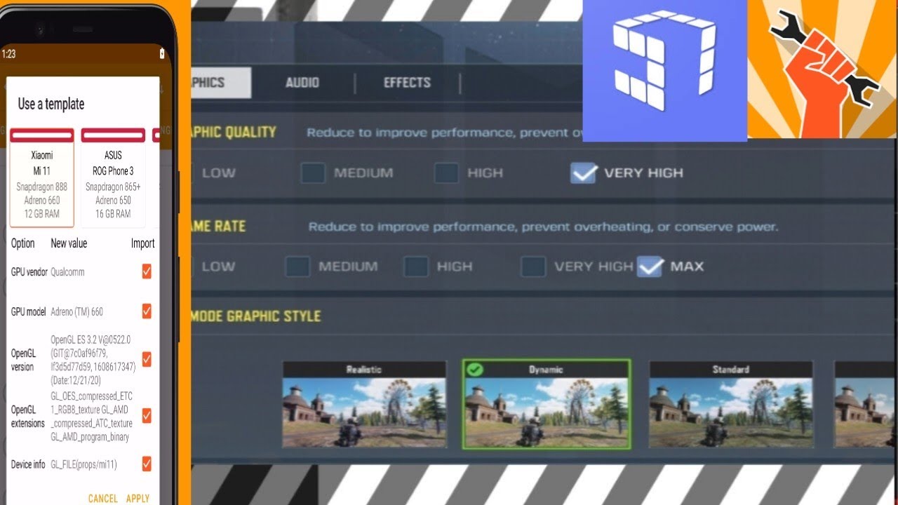 how to GL tool ROOT F1 VM CODM UNLOCK MAX GRAPHICS ULTRA FPS season 6
