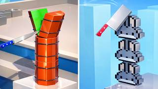 Master Slice vs Almost Cut - Very Satisfying and Relaxing ASMR Slicing Game Wealth