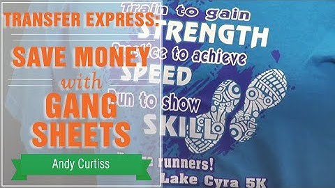 Save Money With Gang Sheets | Transfer Express