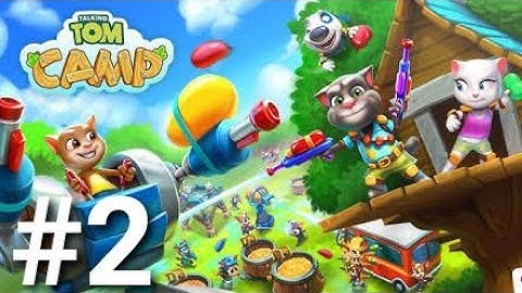 Talking Tom Camp PART 2 Gameplay Walkthrough - iOS / Android