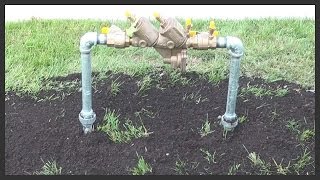 How to replace a lawn sprinkler backflow preventer