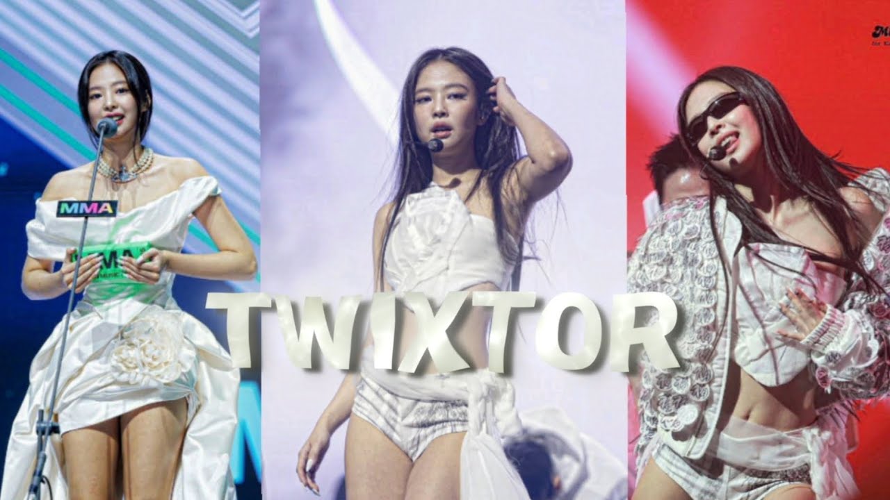JENNIE BLACKPINK MMA 2025 TWIXTOR 4K 