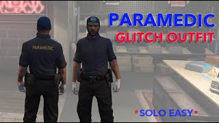 *NEW* How To Get a Paramedic BLACK JOGGERS TryHard Modded Outfit W/ Belt 1.50! (GTA 5 Online)