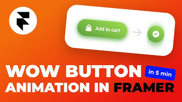 How to Create “Add to Cart” Button Animation | Framer Tutorial