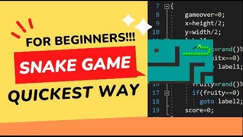 Build Your Own Snake Game in C++ with ChatGPT - Step by Step Tutorial