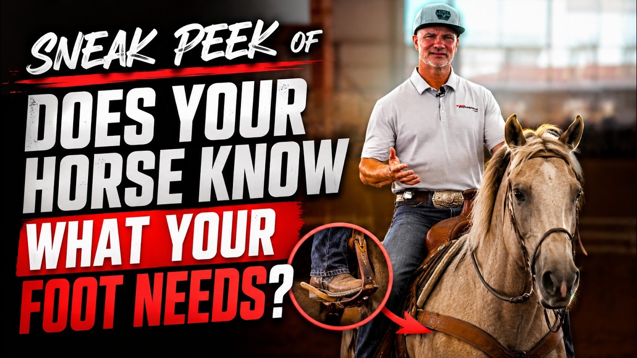 Does your horse know what your foot needs?