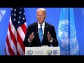 President Biden's press conference at COP26 in Glasgow, Scotland