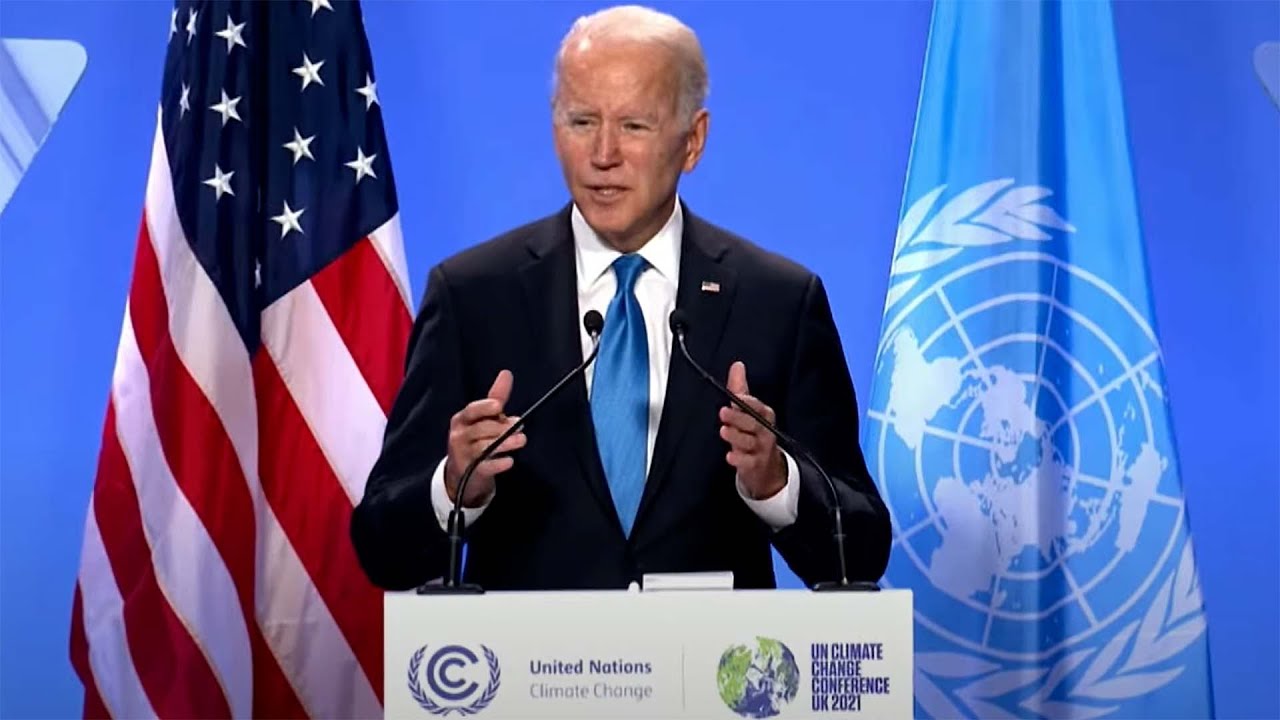 President Biden's press conference at COP26 in Glasgow, Scotland