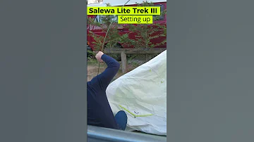 Salewa Lite Trek III Tent Setting Up Shorts Salewa Camping 