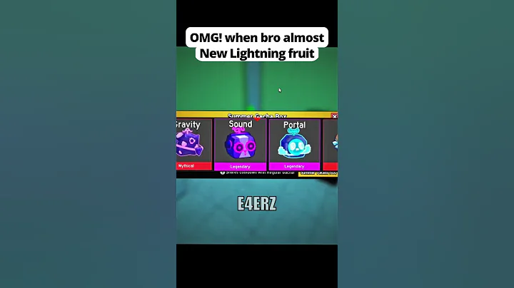 OMG! when bros luck, New Yellow Lightning Fruit💀 #bloxfruits #roblox #viralvideo #fyp #shorts