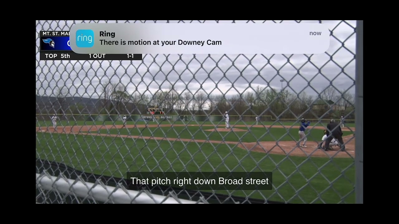 Marywood Vs MSMC John Downey takes the hill with a dominating inning in relief 3 up 3 down w/2 k’s