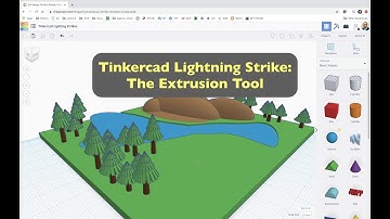 Extrusion Tool, A Tinkercad Lightning Strike