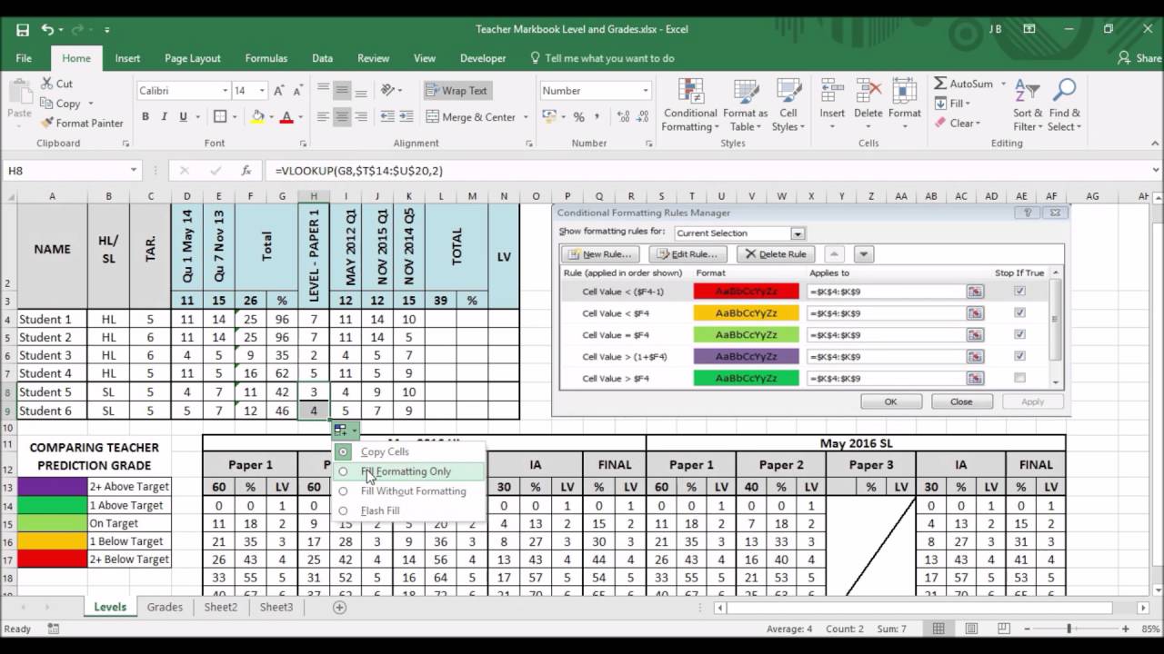 Chart For Students To Monitor Progress