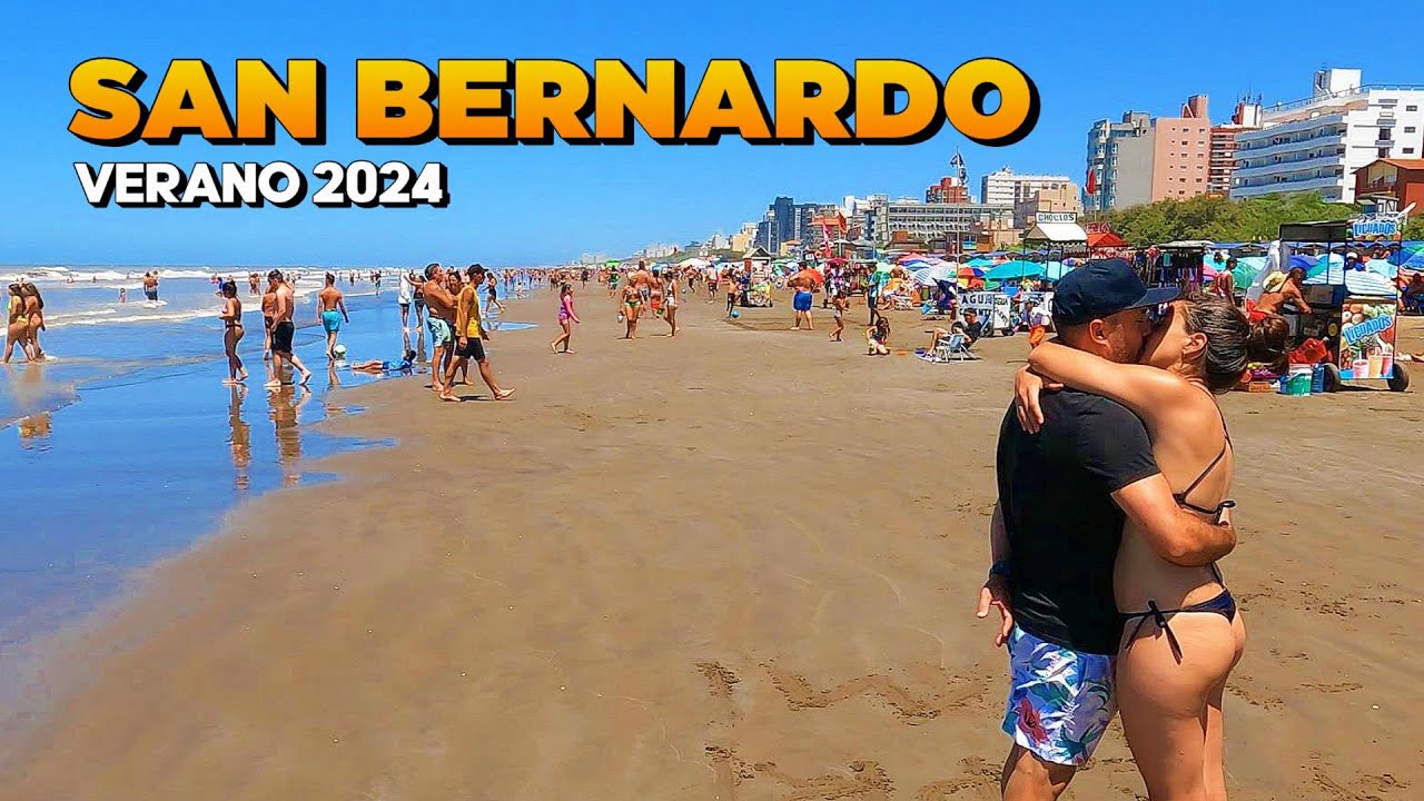 SAN BERNARDO Walking Tour 4K🔸Buenos Aires - Argentina