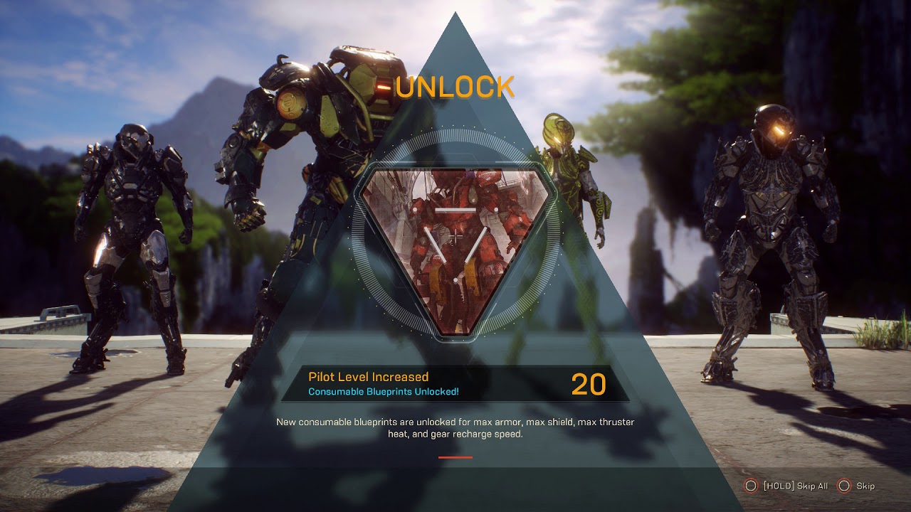 Anthem - Return To The Heart of Rage Mission Unlocks: Max Armor, Shield & Thruster Blueprints (2019)