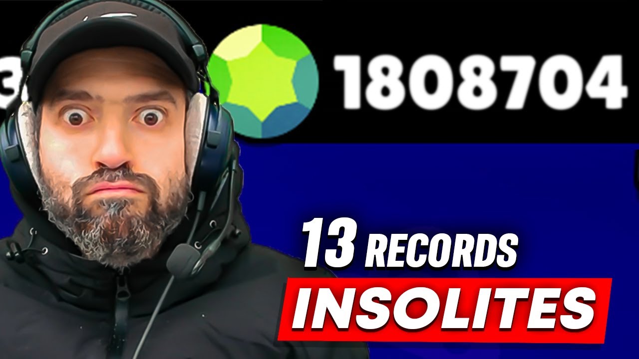 13 RECORDS du MONDE INSOLITES  incroyable sur Brawl Stars