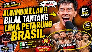 GILA!!! BILAL HASAN MENANG KO DI DEBUT UFC, LANGSUNG TANTANG “LIMA” PETARUNG BRASIL?