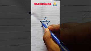 How to draw star#shorts#drawing#sketch#yt