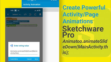 Create Powerful Page/Activity Animation | Sketchware