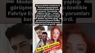 Burak Özçivit Hakkında Itiraf Fahriye Burak Seni Benimle Aldatıyor Dedi