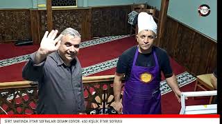 Si̇i̇rt Vakfinda İftar Sofralari Devam Edi̇yor 450 Ki̇şi̇li̇k İftar Sofrasi