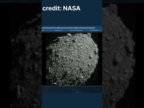 DART mission impact video | #dart #nasa #asteroid  #pakketvideos