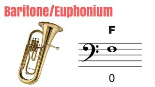 Baritone/Euphonium - How to Play F How To Play The Baritone Euphonium