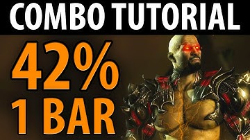 Mortal Kombat X - Jax: 42% Combo Tutorial - Pumped Up! [HD 60fps]