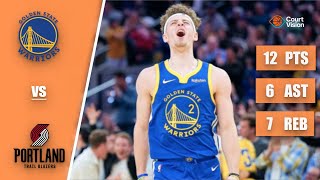 Brandin Podziemski - 12 Points, 6 Assists, 7 Rebounds vs Trail Blazers - 2025-26 Regular Season