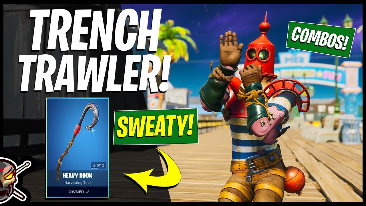 New TRENCH TRAWLER SKIN Gameplay + Combos! HEAVY HOOK Tool! Before You