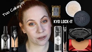 Full Face KVD Lock-It Range On Acne Skin