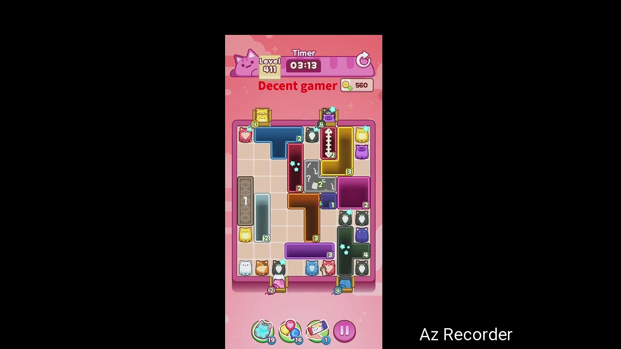 Drop the cat level 411 Walkthrough solution 