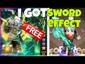 I got new sword effect for free 🤩