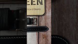 Black Shell Cordovan Custom Leather Strap