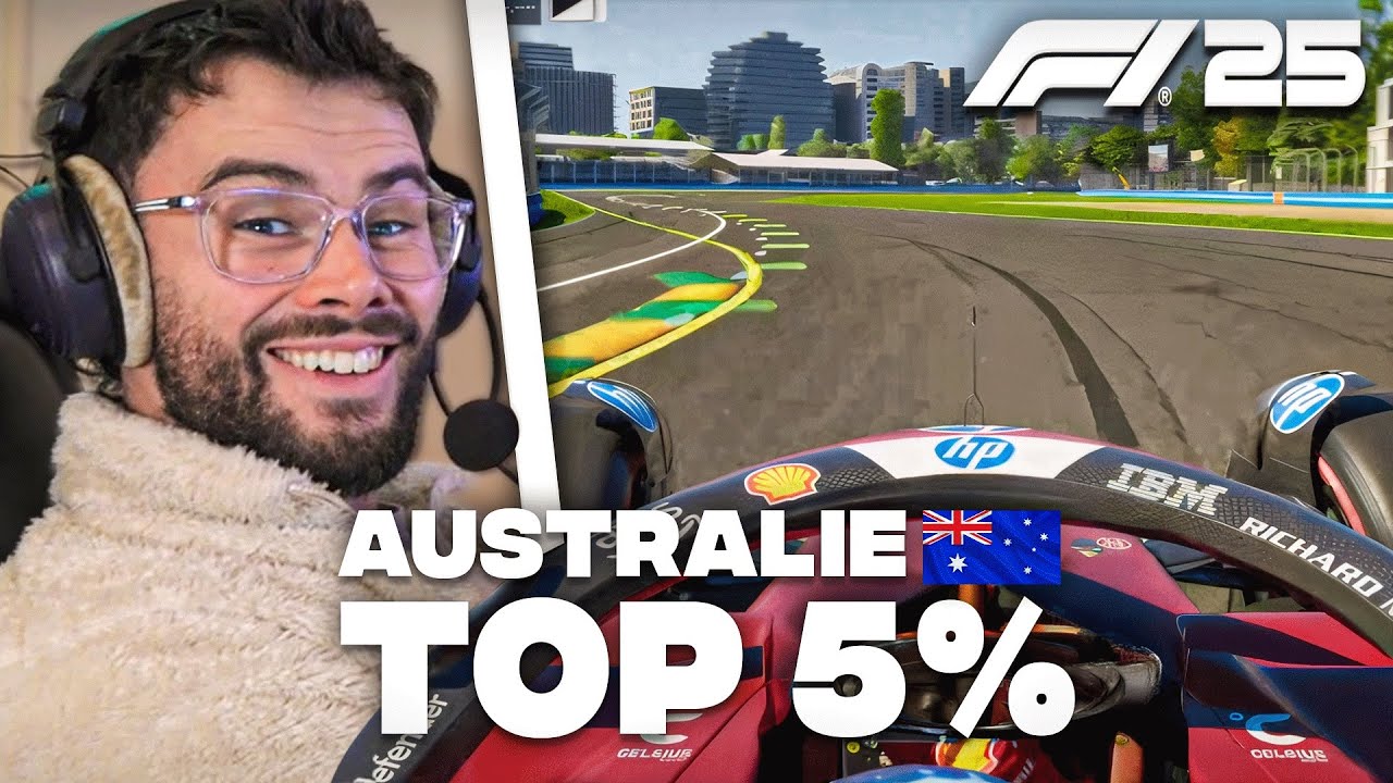 OBJECTIF TOP 5% sur F1 25 : AUSTRALIE !