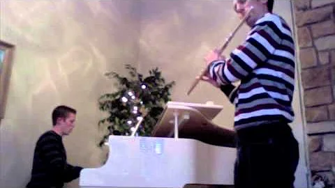 Just As I Am, flute and piano, by Aaron and Andrew...