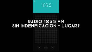 Radio 105.5 105.50 Fm Mhz Sin Identificación, Captada En Pueblo Libre