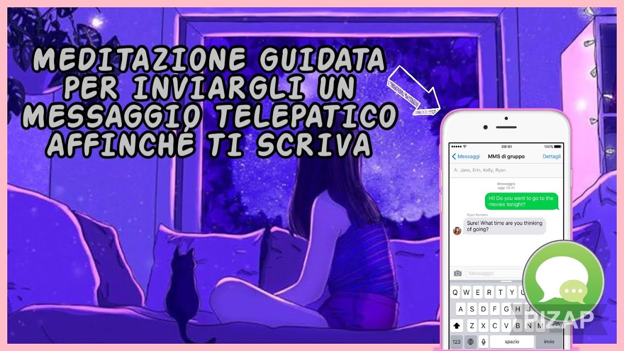 MEDITAZIONE GUIDATA PER INVIARE UN MESSAGGIO TELEPATICO AD SP AFFINCHÉ TI SCRIVA! Visualizza con me
