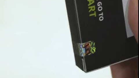 Tamper-evident hologram on the Trezor One package