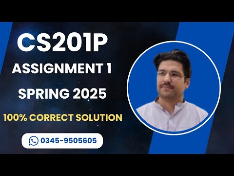 CS201P Assignment 1