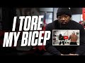 Actual Footage of My Bicep Tear | Mike Rashid