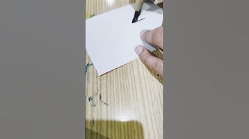 How to write the connection of letters in Arabic calligraphy #calligrphylearning#arabicart #artist.