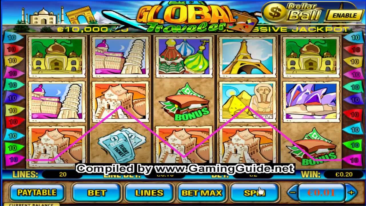 Europa Casino Global Traveler Slots - YouTube