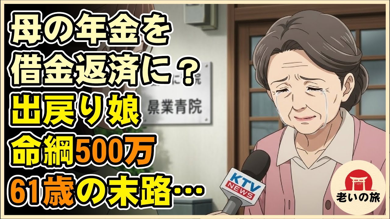 【漫画】「母さんの年金、私の借金返済に使ってよ」出戻り娘に“老後の命綱”500万を食い尽くされた61歳独居老人の末路…【老後地獄】