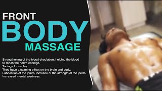 Male Front Body Massage | Front Body Massage | Fitness Massage | Full Body Massage Tutorial