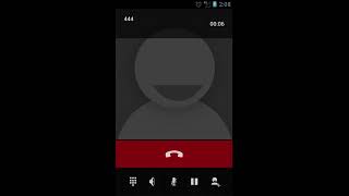 Mockup What An Actual 444 Call Would Be Like. Android 4