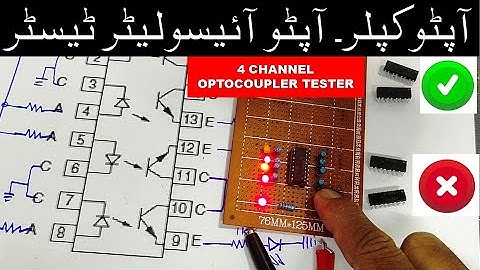 {442} How To Make Optocoupler, Opto-Isolator Tester