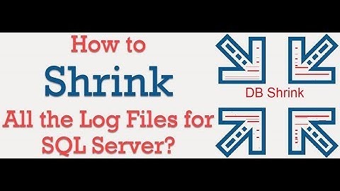 📀SQL database Shrinking which can reduce your SQL database size #New #db #defrag